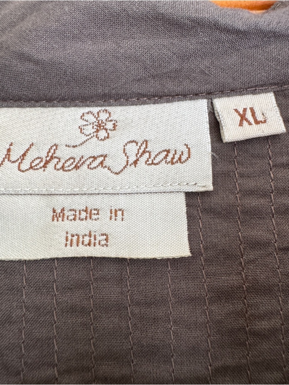 Mehera Shaw XL Lagenlook Boho 3 Piece Set Indian Block Print Artisan SlowFashion - Picture 8 of 16